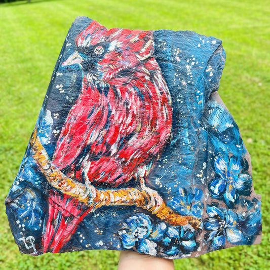 Garden Slate Art - Cardinal